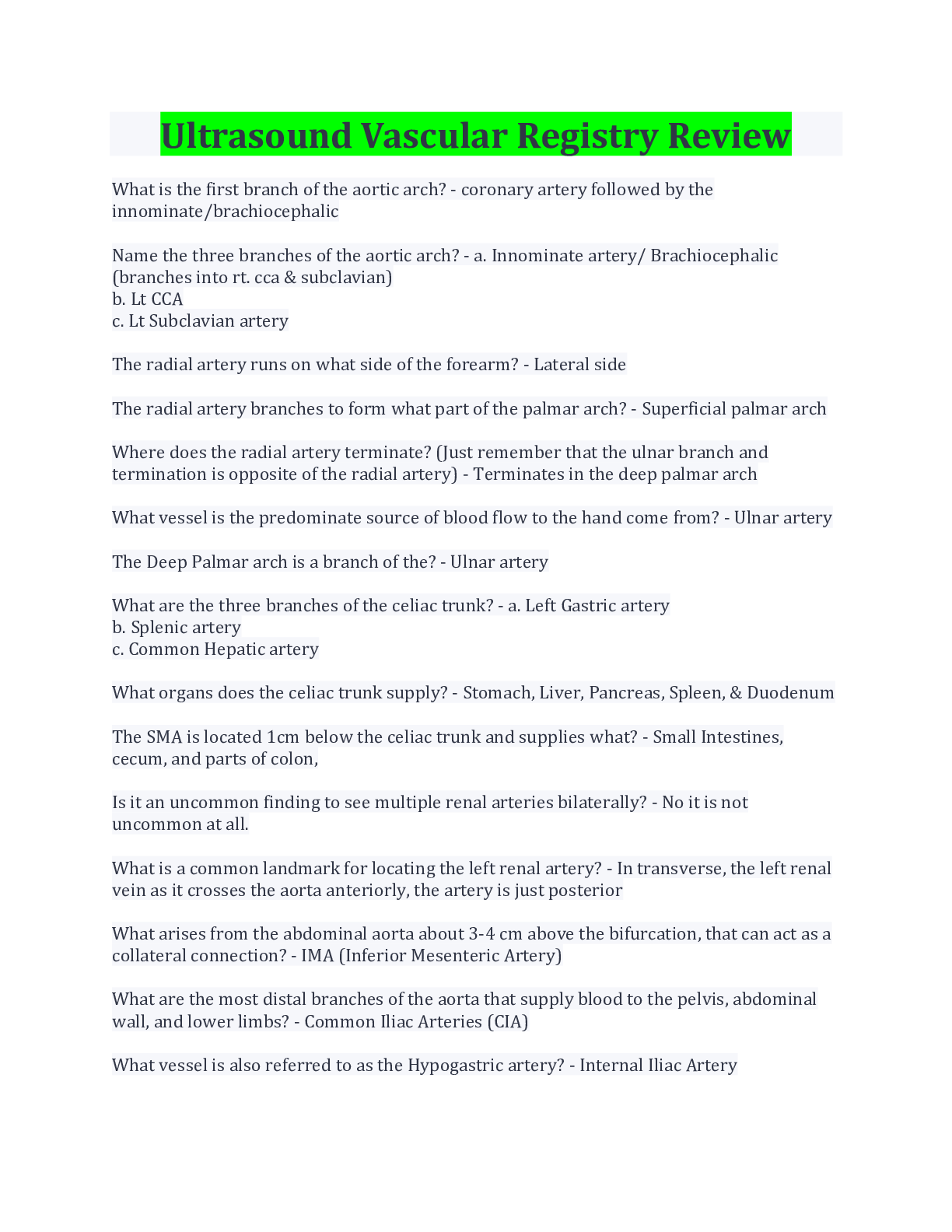 Preview image for Ultrasound Vascular Registry Review